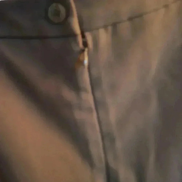 Outline Petite 12P Lined Pencil Skirt 5  Button Design Beige - Picture 4 of 6